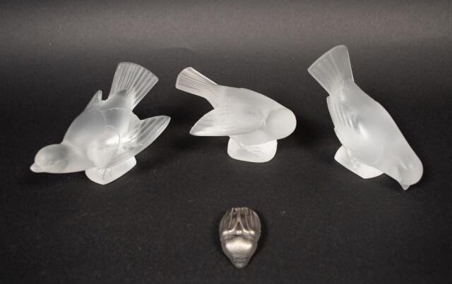 Grouping of Lalique Crystal Animals