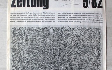 Günther Uecker (1930) - "Uecker Zeitung" Ausgabe 9/1982
