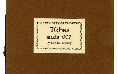 Holmes Meets 007, [inscribed].