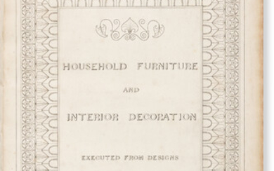Hope, Thomas (1769-1831) Household Furniture and Interior Decoration. London: T. Bensley for Longman,...
