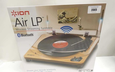 ION Air LP wireless streaming turntableCondition Report There is no...