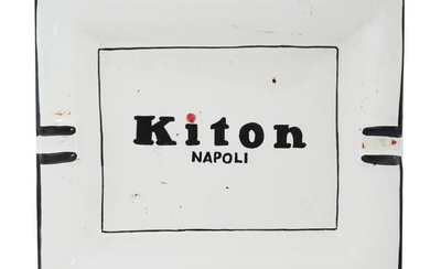 ITALIAN KITON NAPOLI HAND PAINTED PORCELAIN ASHTRAY