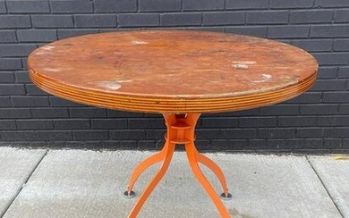 Industrial Round Top Table