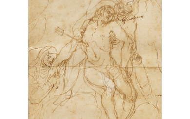 Italian School, ink and chalk on paper, c. 1600