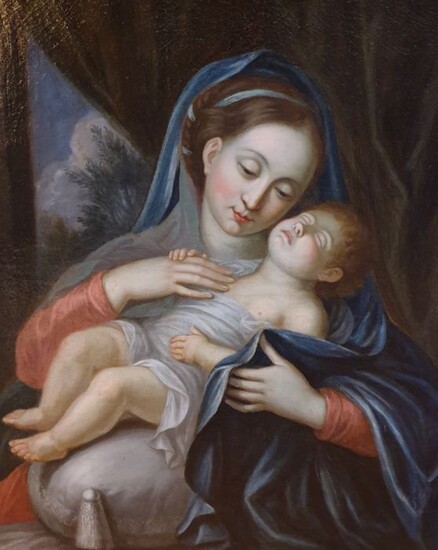 Italian school of the XVII-XVIII Century - Madonna and Child