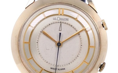 Jaeger-LeCoultre Memovox Vintage cal.814 Stainless Steel x Leather 10k GOLD FILLED Gold Manual