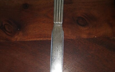 Johan Rohde (b. Randers 1856, d. Hellerup 1935) “Bernadotte”. A sterling silver paper knife. Georg Jensen after 1945. L 23 cm.