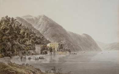 Joseph Rebell, Villa on Lago di Como