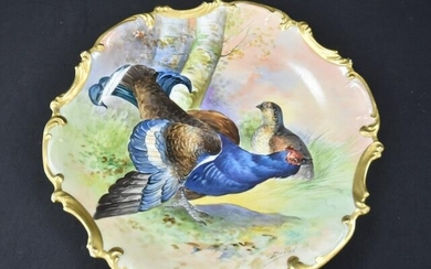 LIMOGES PHEASANT CHARGER