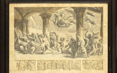 LUIGI ADEMOLLO (Milan, 1764 - Florence, 1849) Main frame: Medea...
