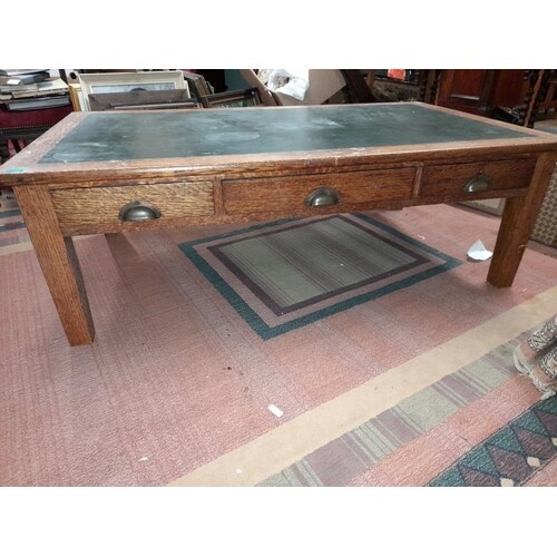 Large Vintage Oak Coffee Table or Centre Table (ideal for a ...