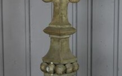 Late 19th C Zinc Architectural Finial
