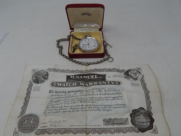 Late C19th Gentleman's Silver Key Wind Pocket Watch "Acme" b...