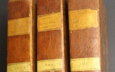 Latin-German-Latin Dictionaries, Lexicon, Complete 3 vol. Edition 1820
