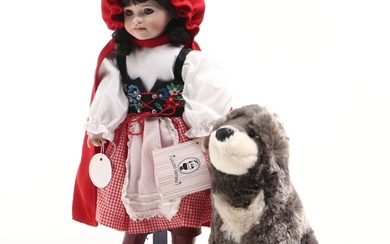 Lawtons Gallery Editions "Little Red Riding Hood" Doll with Wolf