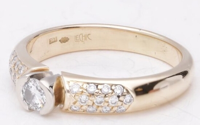 Le Chic - 14 kt. Gold - Ring - 0.26 ct Diamond