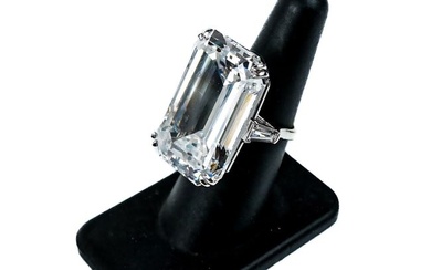 "Lesotho I" Diamond-Simulant Ring