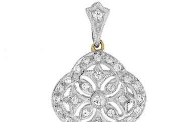 Lilly M. JEWELERS - Pendant - 14 kt. Yellow gold - 0.21 tw. Diamond (Natural)