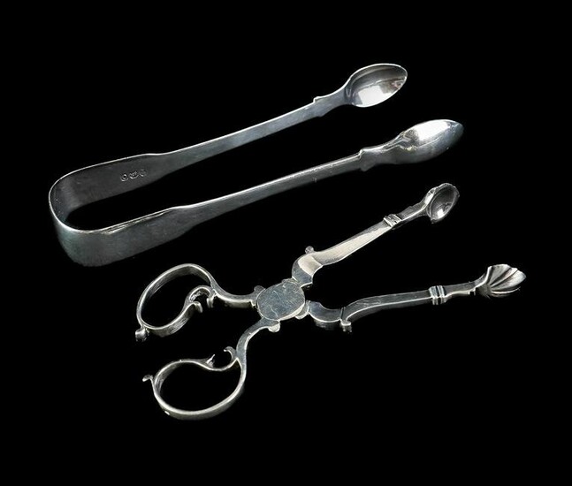 London and Sheffield Sterling Silver Tongs