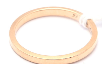 Lot Gold Ring 18K 1,9g damaged with engravi