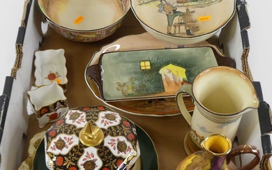 Lot details A box of miscellaneous china to inlcude an...
