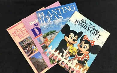 Lot of 4 Walt Disney World Mickey Minnie Vintage 1980s