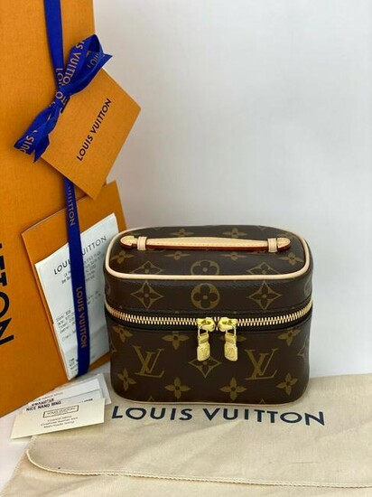 Louis Vuitton Nice Nano Monogram Canvas Cosmetic Bag
