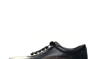 Louis Vuitton X SUPREME Calfskin Monogram Sneakers 7 Black
