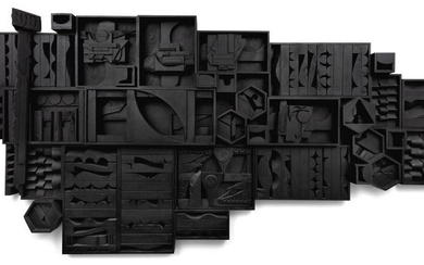 Louise Nevelson American, 1899-1988 Wall Zag