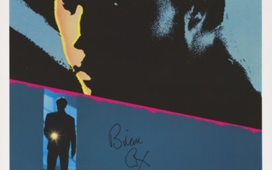 MANHUNTER (1986) SPORT STYLE POSTER, US, SIGNED BY BRIAN COX