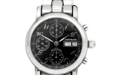 MONTBLANC - A stainless steel gentleman's automatic chronogr...