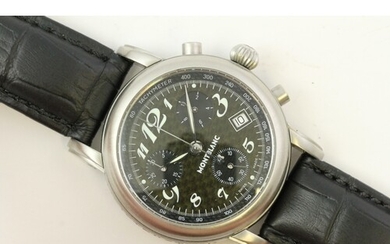 MONTBLANC CHRONOGRAPH REFERENCE 7045, two tone dial, three s...