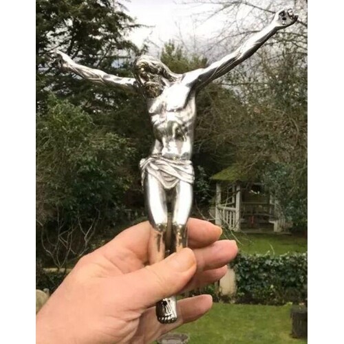 Magnificent rare Antique solid silver early 18th century fig...