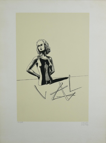 Maurice Henry (1907 - 1984) SENZA TITOLO serigrafia, cm 46x35,5; es. XX/68...