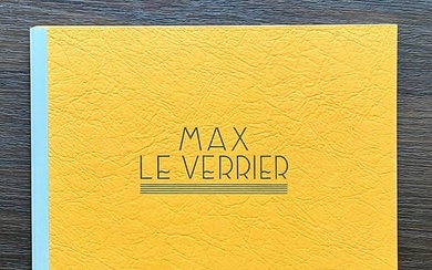 Max Le Verrier - Relief, Catalogue Commercial à l'intention de ses Magasins - 27 cm - Paper