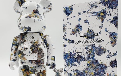Medicom Toy x Jackson Pollock - Be@rbrick Jackson Pollock 400% & 100% Bearbrick 2018