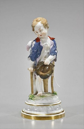 Meissen Porcelain Figure Of A Cherub