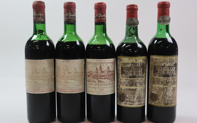 Mixed Lot Bordeaux 1962/1969/1973