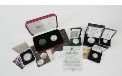 Mixed silver bullion coins including Pobjoy bicentenary of T...