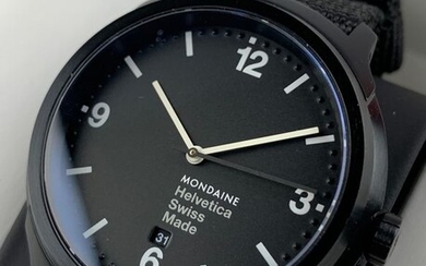 Mondaine - Helvetica No1 Bold Black- "NO RESERVE PRICE" - MH1.B1221.NB - Men - 2011-present