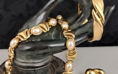 Monet - Gold-plated - 3 piece jewellery set