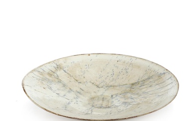 Myre Vasegaard (b. 1936, d. 2006) A large, circular stoneware dish decorated...