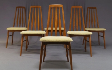 Niels Koefoed, a set of six teak 'Eva' dining chairs...