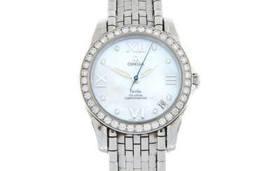 OMEGA - a stainless steel De Ville Co-Axial chronometer bracelet watch, 31mm.