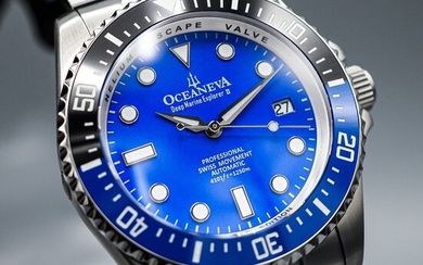 Oceaneva™ - Deep Marine Explorer II Automatic - "NO RESERVE PRICE" - BLIIBK200BKST - Men - 2011-present