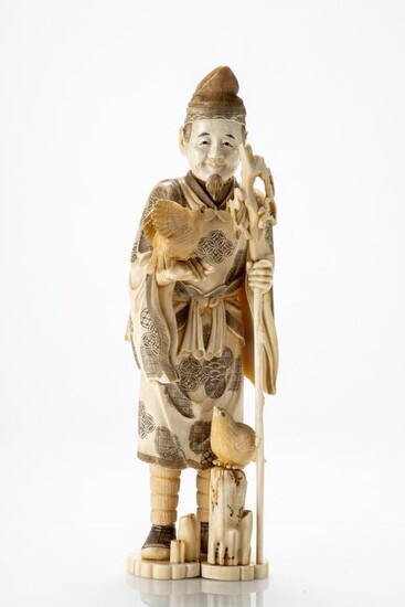 Okimono - Marine ivory - Japan - Meiji period (1868-1912)