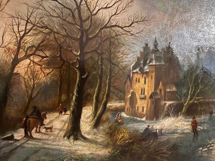 P. v. Hooghe (XVIII) - Inverno in Olanda