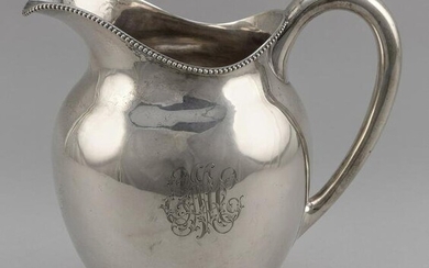 PETER L. KRIDER & CO. STERLING SILVER WATER PITCHER