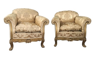Pair of armchairs (2) - Rococo Style