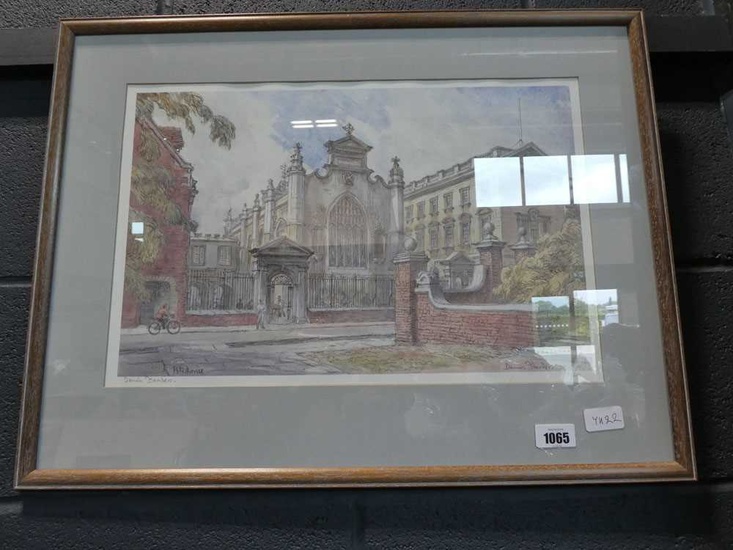 Pair of framed and glazed limited edition prints by Dennis...